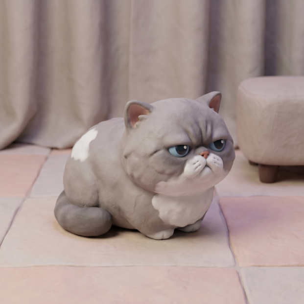 Chibi clay pet style example
