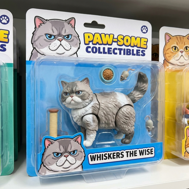 Action figure pet style example