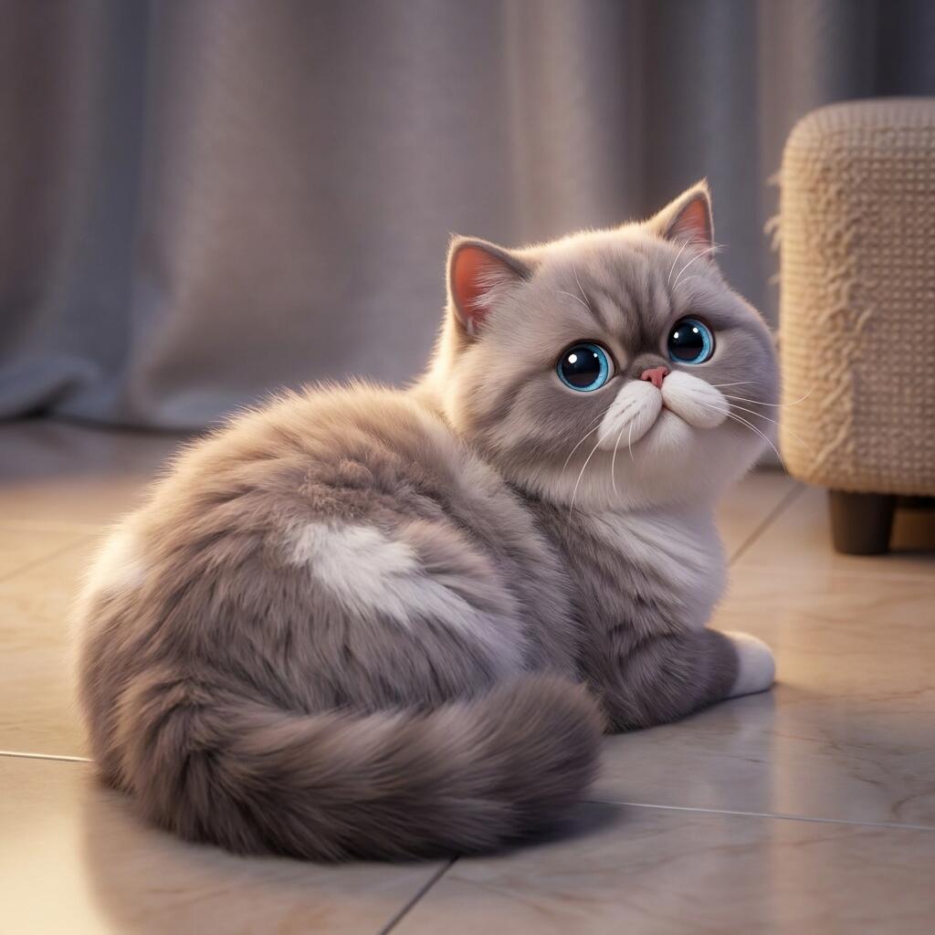 Pixar 3D pet style example